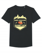 Less Comfort More Life Tricou mânecă scurtă guler larg Bărbat Skater