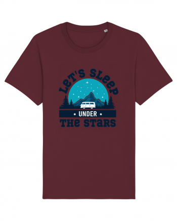 Let's Sleep Under the Stars Burgundy