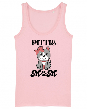 Pittie Mom Cotton Pink