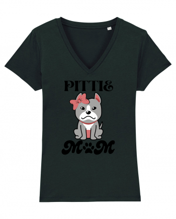 Pittie Mom Black