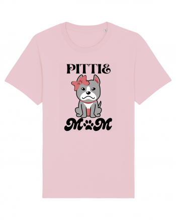 Pittie Mom Cotton Pink