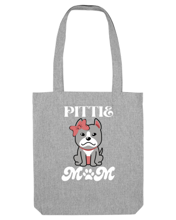 Pittie Mom Heather Grey