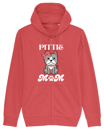 Pittie Mom Carmine Red