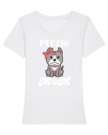 Pittie Mom White
