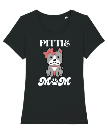 Pittie Mom Black