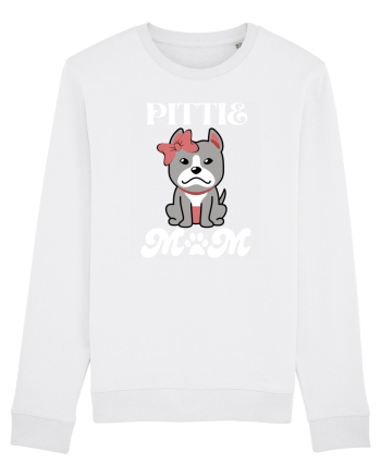 Pittie Mom White