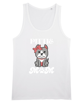 Pittie Mom White