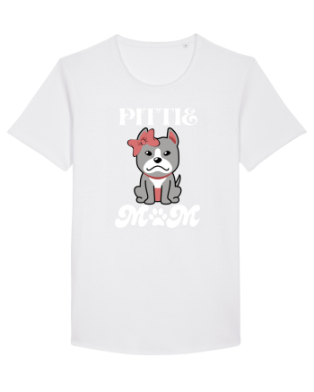 Pittie Mom White