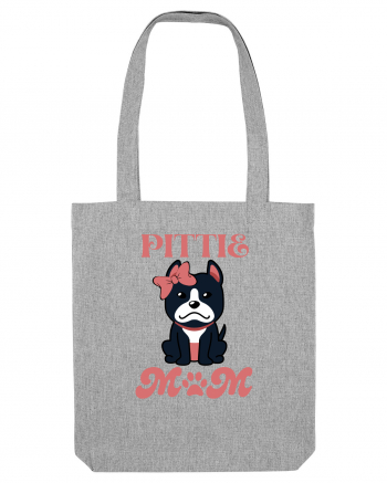 Pittie Mom Heather Grey