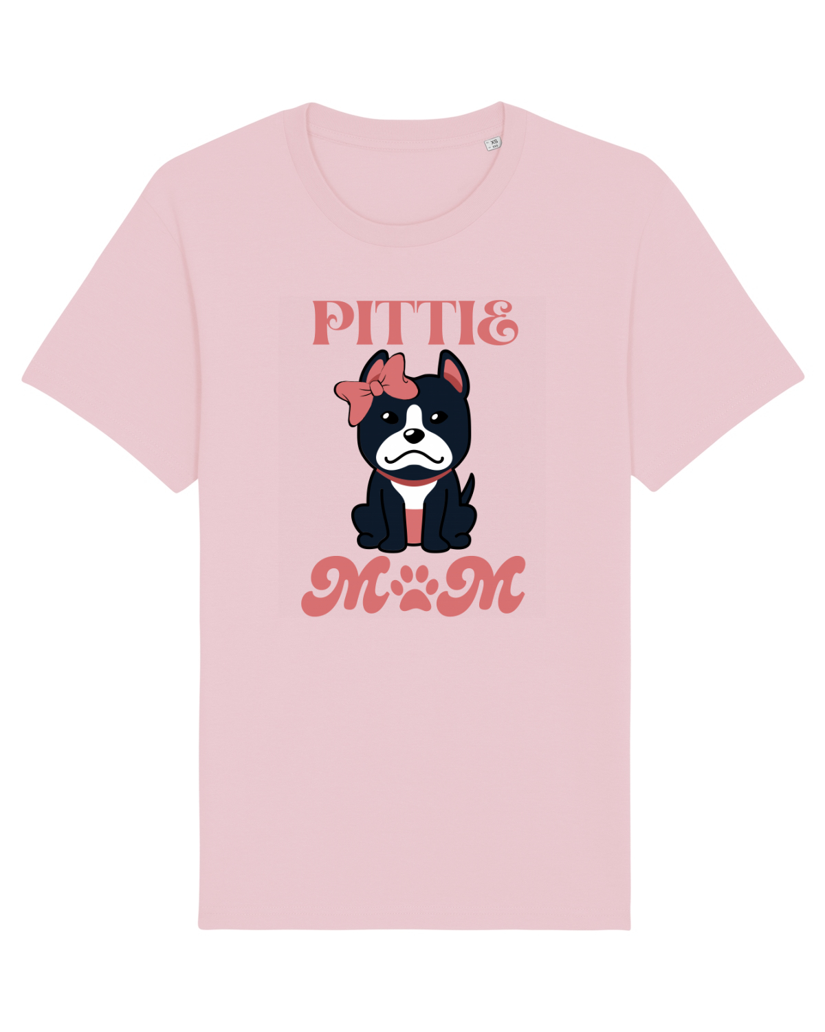 Tricou mânecă scurtă Unisex Rocker Cotton Pink