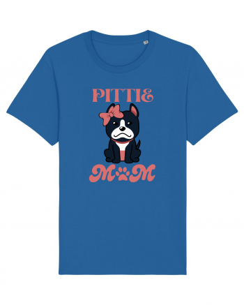 Pittie Mom Royal Blue