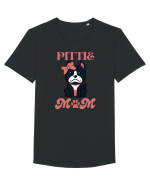 Pittie Mom Tricou mânecă scurtă guler larg Bărbat Skater