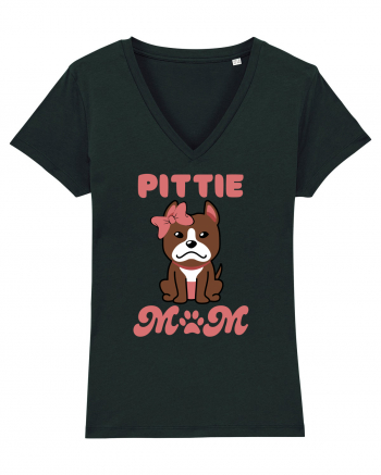 Pittie Mom Black