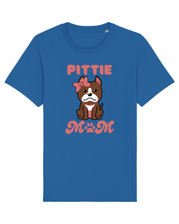 Pittie Mom Royal Blue