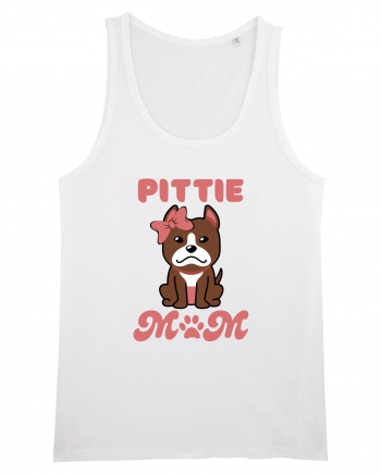 Pittie Mom White