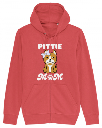 Pittie Mom Carmine Red