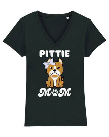 Pittie Mom Black