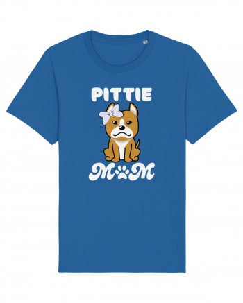 Pittie Mom Royal Blue