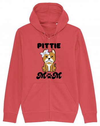 Pittie Mom Carmine Red