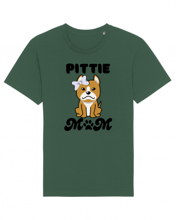 Pittie Mom Bottle Green