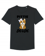 Pittie Mom Tricou mânecă scurtă guler larg Bărbat Skater