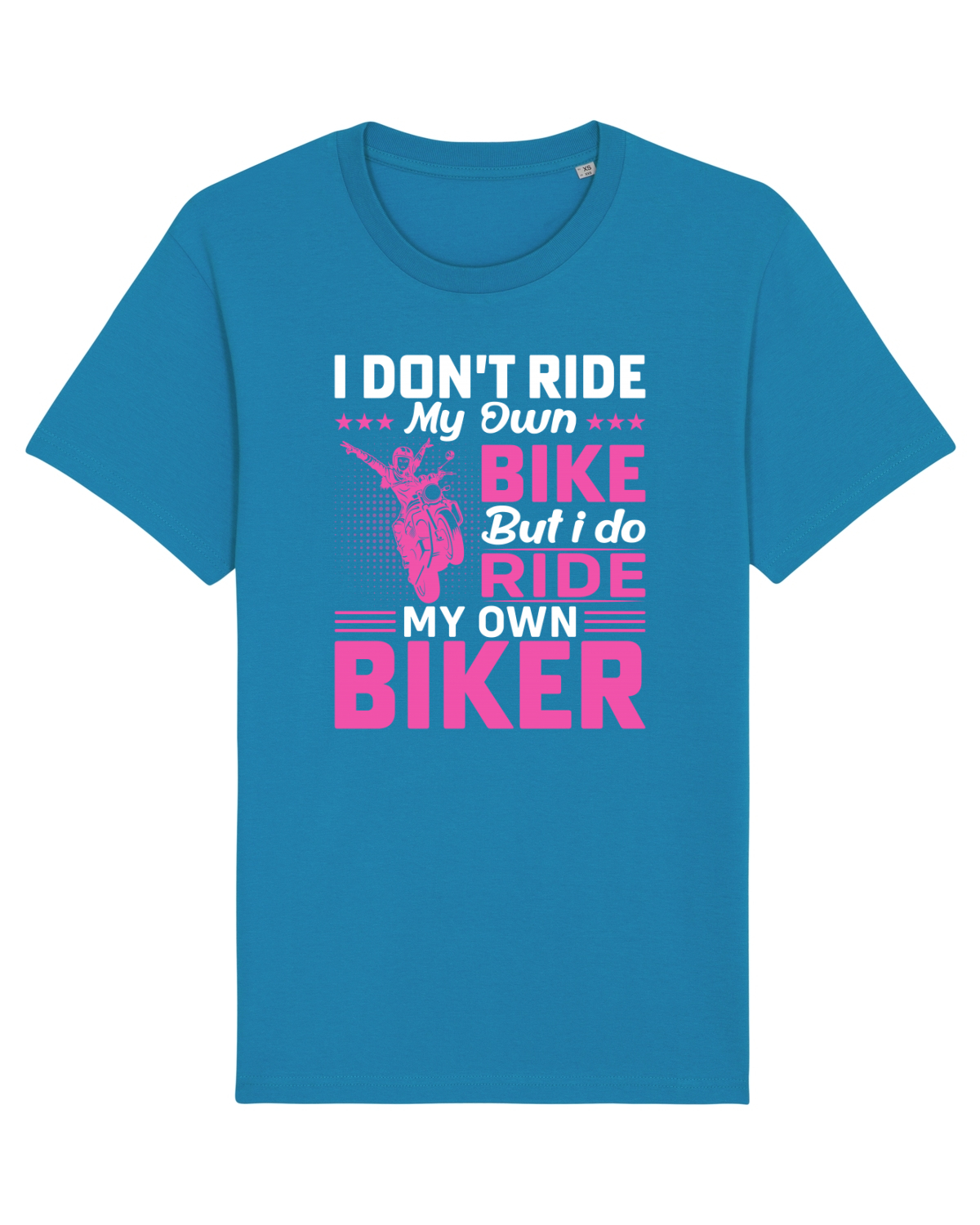 Tricou mânecă scurtă Unisex Rocker Azur