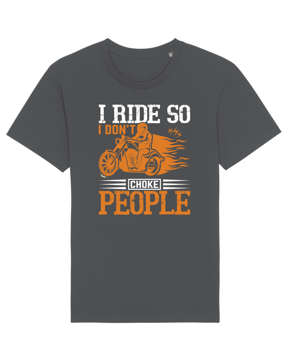 Tricou mânecă scurtă Unisex Rocker Anthracite