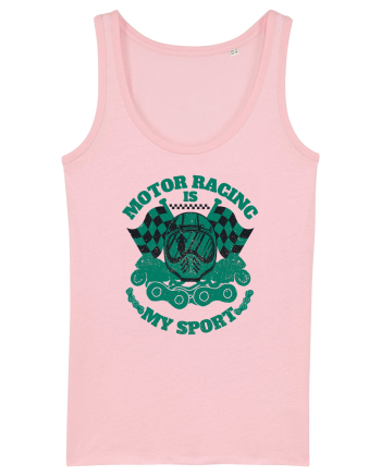 Motor Racing Is My Sport Cotton Pink