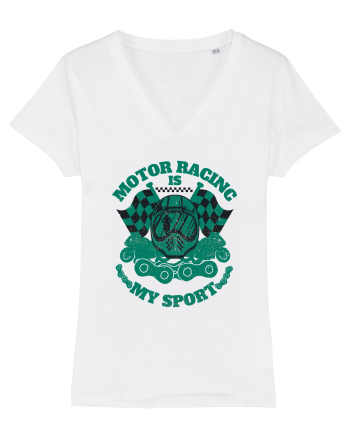 Motor Racing Is My Sport White