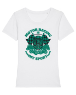 Motor Racing Is My Sport Tricou mânecă scurtă guler larg fitted Damă Expresser
