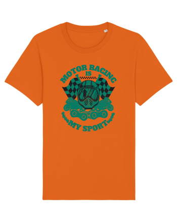Motor Racing Is My Sport Bright Orange
