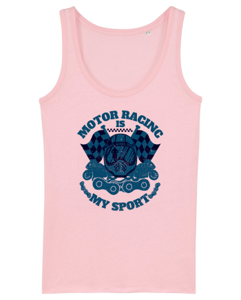 Motor Racing Is My Sport Cotton Pink