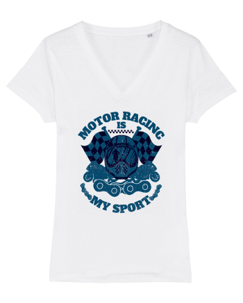 Motor Racing Is My Sport White