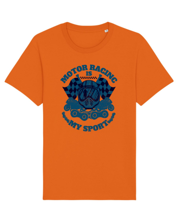 Motor Racing Is My Sport Bright Orange