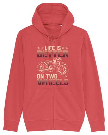 Life is better on two wheels Carmine Red
