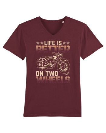 Life is better on two wheels Burgundy
