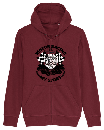 Motor Racing Is My Sport Burgundy