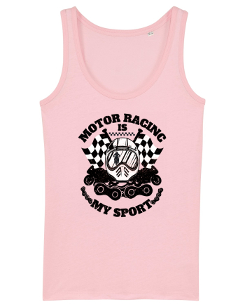 Motor Racing Is My Sport Cotton Pink