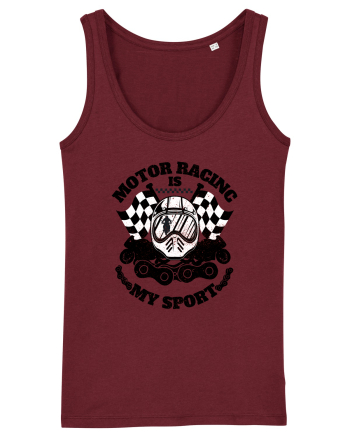 Motor Racing Is My Sport Burgundy