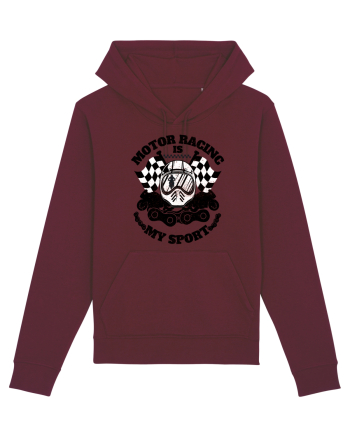 Motor Racing Is My Sport Burgundy