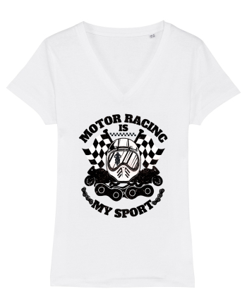 Motor Racing Is My Sport White