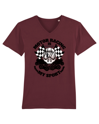 Motor Racing Is My Sport Burgundy