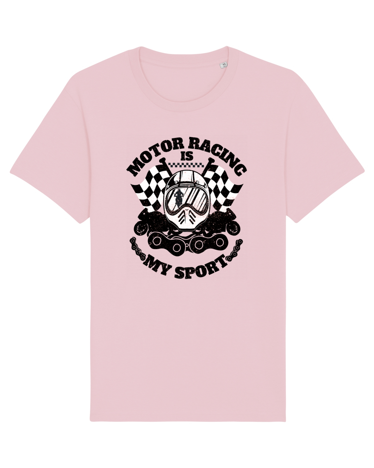 Tricou mânecă scurtă Unisex Rocker Cotton Pink