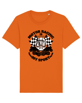 Motor Racing Is My Sport Bright Orange