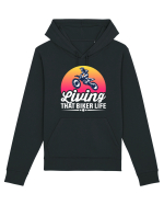 living that biker life Hanorac Unisex Drummer