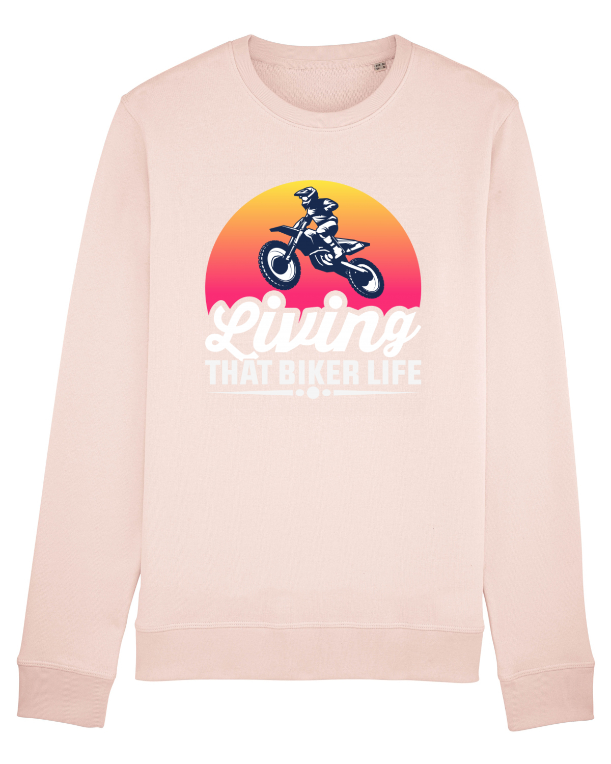 Bluză mânecă lungă Unisex Rise Candy Pink