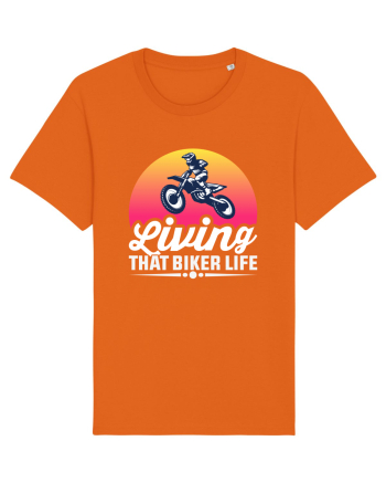 living that biker life Bright Orange