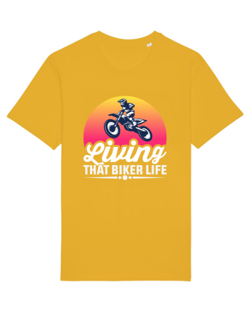 living that biker life Spectra Yellow