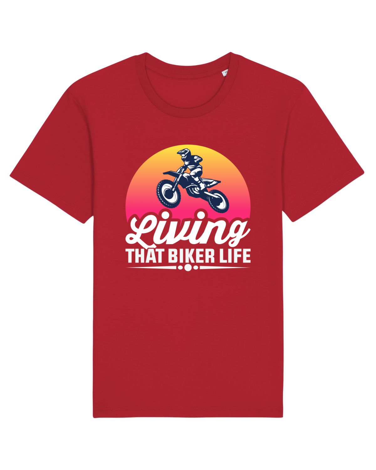 Tricou mânecă scurtă Unisex Rocker Red