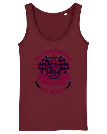Motor Racing Is My Sport Burgundy